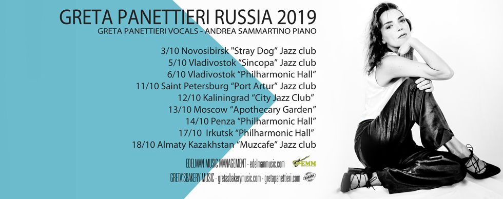 Nuovo Tour in Russia per Greta Panettieri